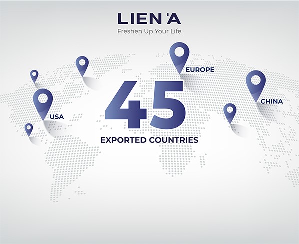 Lien ‘A presence in 45 countries